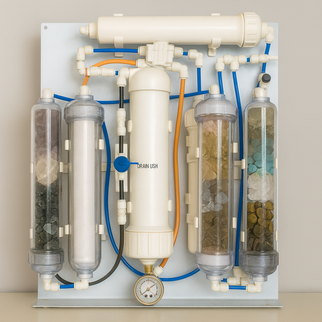 Vortex Crystalline Under-Sink Water Osmosis System